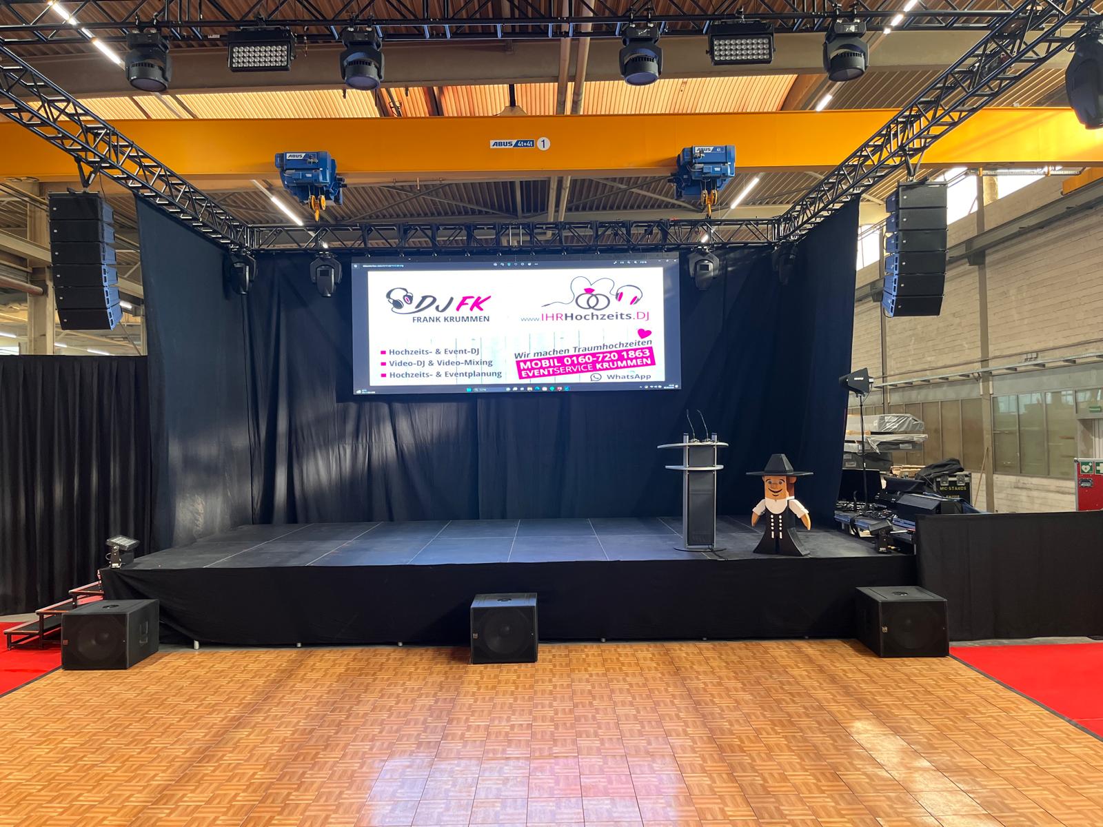 Feier bei SH Holz & Modulbau, begleitet vom Eventservice Krummen