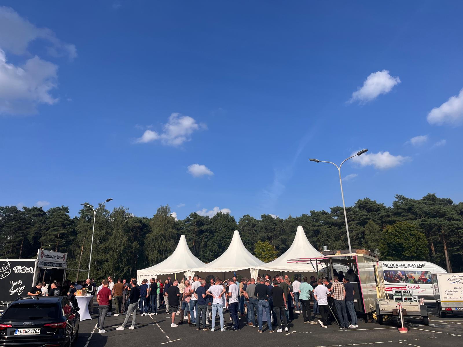 Feier bei Framatome, begleitet vom Eventservice Krummen
